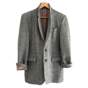 Vintage Harris Tweed Blazer Jacket Size Medium